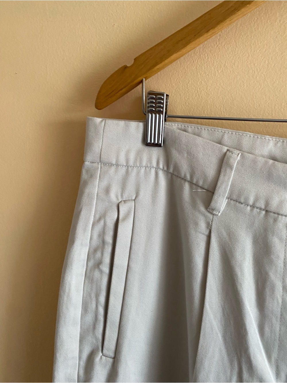 Old Navy Taylor High Rise Straight Cargo Trousers Woman Large Adjustable Waist - Picture 4 of 15
